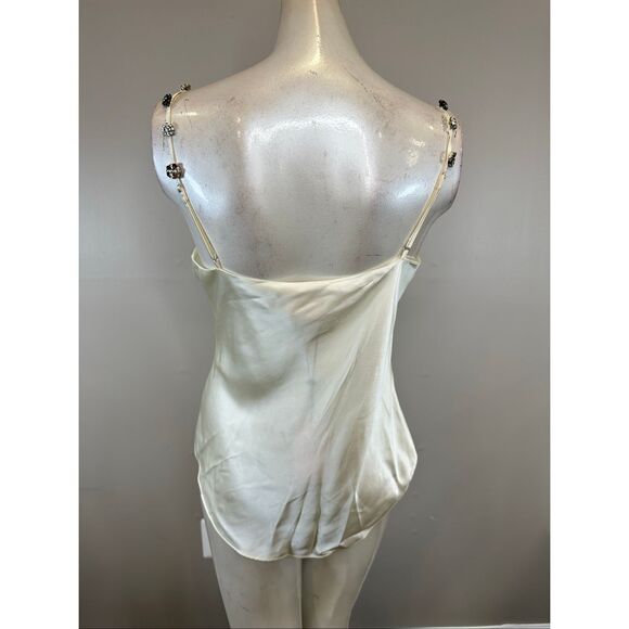 Cinq A Sept Bohemian Rhinestone Marta Cami Size XS $295 - Picture 8 of 11
